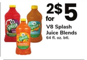 ACME V8 splash juice blends offer