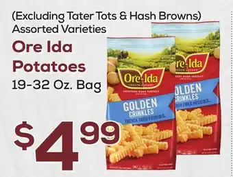 DeCicco & Sons Ore ida potatoes offer