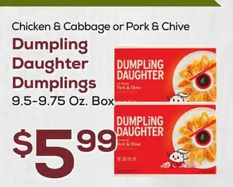 DeCicco & Sons Dumpling daughter dumplings offer