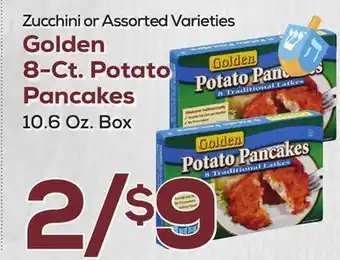 DeCicco & Sons Golden 8-ct. potato pancakes offer