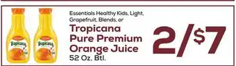 DeCicco & Sons Tropicana pure premium orange juice offer