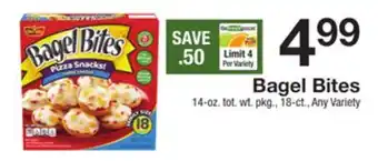The Fresh Grocer Bagel bites offer