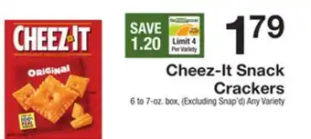 The Fresh Grocer Snack crackers offer