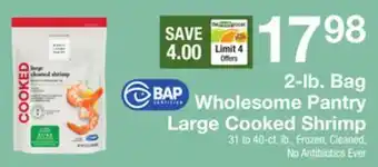 The Fresh Grocer 2-lb. large cooked shrimp offer
