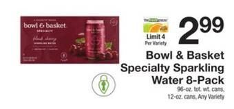 The Fresh Grocer Specialty sparkling water 8-pack offer