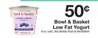 The Fresh Grocer Low fat yogurt offer