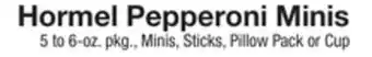 The Fresh Grocer Pepperoni minis offer