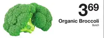 The Fresh Grocer Organic broccoli offer