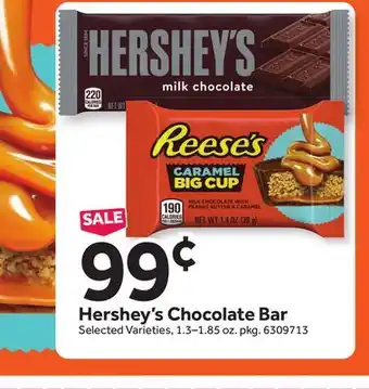 Stop&Shop Hershey's chocolate bar offer