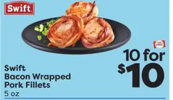Weis Markets Swift bacon wrapped pork fillets offer