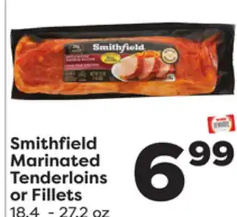 Weis Markets Smithfield marinated tenderloins or fillets offer