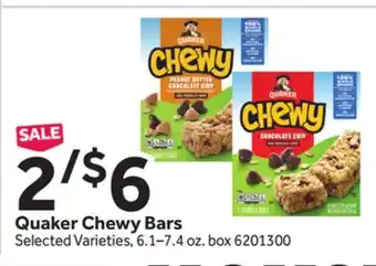 Stop&Shop Quaker chewy bars offer