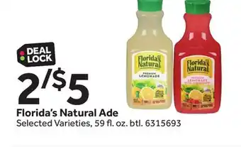 Stop&Shop Florida's natural ade offer