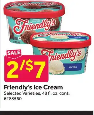 Stop&Shop Friendly's ice cream offer