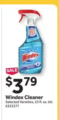 Stop&Shop Windex cleaner offer