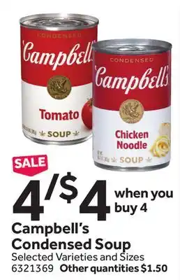 Stop&Shop Campbell's condensed soup offer