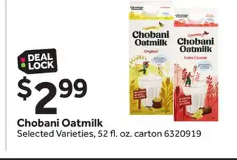 Stop&Shop Chobani oatmilk offer