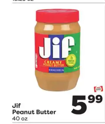 Weis Markets Jif peanut butter offer