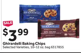 Stop&Shop Ghirardelli baking chips offer