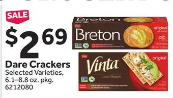 Stop&Shop Dare crackers offer