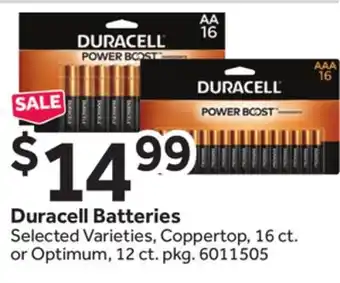 Stop&Shop Duracell batteries offer