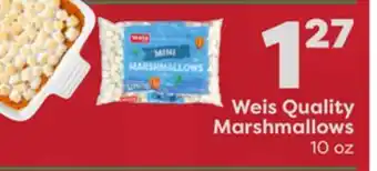 Weis Markets Weis quality marshmallows offer