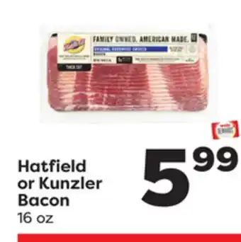 Weis Markets Hatfield or kunzler bacon offer