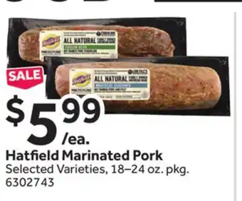 Stop&Shop Hatfield marinated pork offer