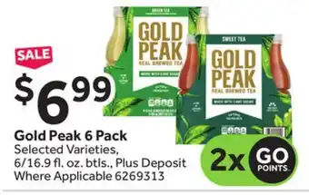 Stop&Shop Gold peak 6 pack offer