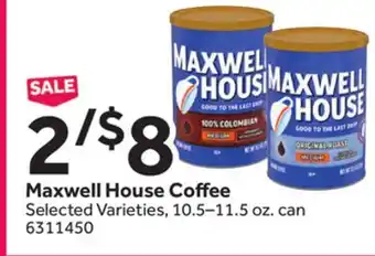 Stop&Shop Maxwell house coffee offer
