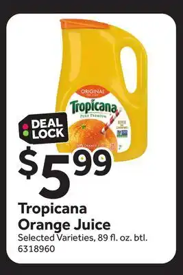 Stop&Shop Tropicana orange juice offer