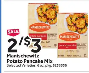 Stop&Shop Manischewitz potato pancake mix offer