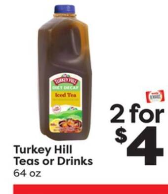 Weis Markets Turkey hill teas or drinks offer