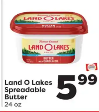 Weis Markets Land o lakes spreadable butter offer