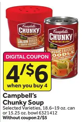 Stop&Shop Campbell's chunky soup offer