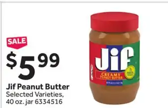 Stop&Shop Jif peanut butter offer