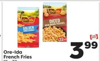 Weis Markets Ore-ida french fries offer