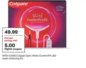 CVS Colgate optic white comfortfit led teeth whitening kit offer