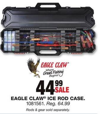 Blain's Farm & Fleet Eagle claw ice rod case offer
