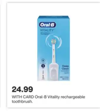 CVS Oral-b vitality rechargeable toothbrush offer