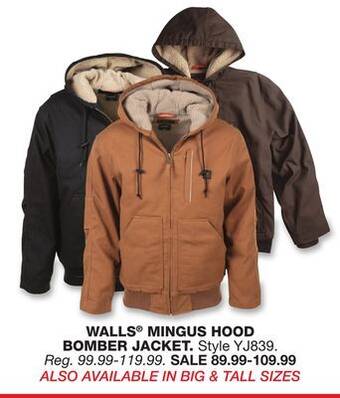 Blain's Farm & Fleet Walls mingus hood bomber jacket offer