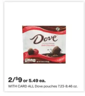 CVS All dove pouches 7.23-8.46 oz offer