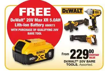 Blain's Farm & Fleet Dewalt 20v bare tools offer