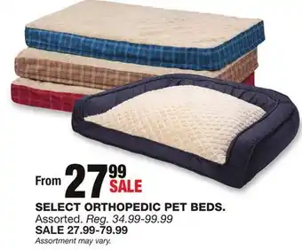 Blain's Farm & Fleet Select orthopedic pet beds offer