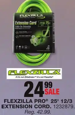 Blain's Farm & Fleet Flexzilla pro 25' 12/3 extension cord offer