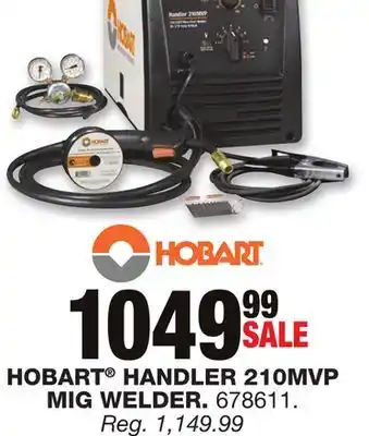 Blain's Farm & Fleet Hobart handler 210mvp mig welder offer