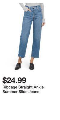TJ Maxx Ribcage straight ankle summer slide jeans offer