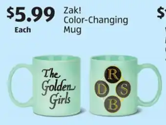 Aldi Zak! Color-Changing Mug offer
