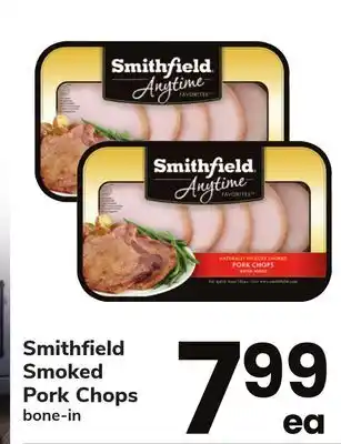 ACME Smithfield smoked pork chops offer