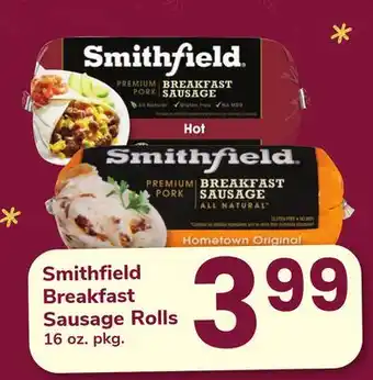 ACME Smithfield breakfast sausage rolls offer